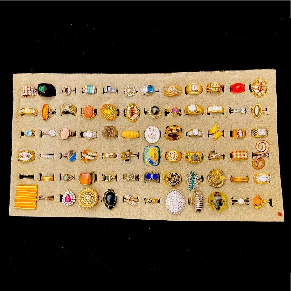 Vintage costume rings
